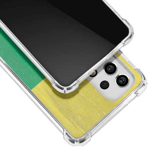 Lithuania Flag Distressed Galaxy A53 5G Clear Case